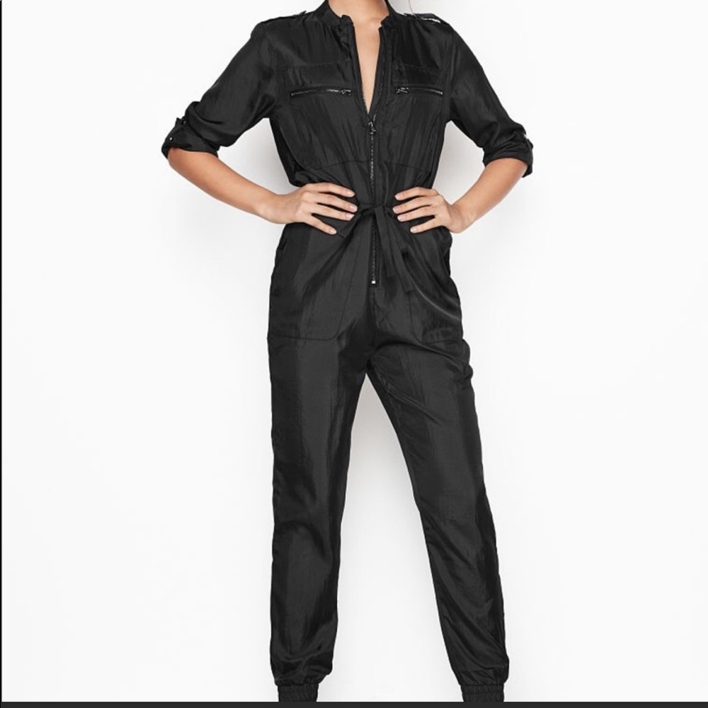 NWT Victoria Secret Sport zip up jumpsuit